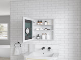 20'' W x 26'' H Surface Frameless Mirror Medicine Beveled Mirror Edges Bathroom Medicine W2287P251173