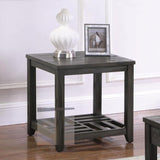 Grey Rectangular End Table B062P153632