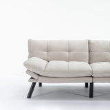 Cream Convertible Folding Modern sofa Bed W570124915