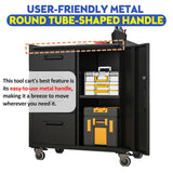 Sturdy Metal Tool Storage Cabinet with Wheels - Tool Storage Cabinet for Garage, Office, and Home T2398P223007