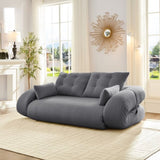 Human Dog Bed, Lazy Sofa Couch, 78.7" Multi-Functional Foldable Sofa Bed, 3-in-1 Teddy Fabric W1885P277277