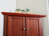 4-Tier 72" Corner Kitchen Pantry Storage Cabinet with 8 Doors Tall Storage Cabinet, Corner Cabinet W2275P269082