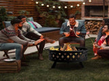 32IN Metal Fire Pit Black 36801333
