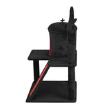 42" Gothic Cat Tree, Halloween Cat Tower Cat Tree with Spacious Cat Condo, Brach Shaped Scratching 66263923