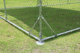 ZNTS Large metal chicken coop upgrade three support steel wire impregnated plastic net cage, Oxford cloth 44427995