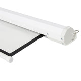92" 169 80" x 45" Viewing Area Motorized Projector Screen with Remote Control Matte White 38942833