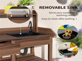 Garden Work BenchOpen Shelf Storage 96541724