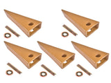 5Pcs Bucket Teeth Replacement for Cat J350 213B 214B 215B 224B 225 229 1U3352 1U3352 J350 74022528