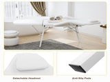 Portable Tattoo Chair for Client 72inch, Mobile Massage Table Foldable with Storage Bag, White 16093514