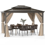 10'X12' Outdoor Double-roof Hardtop Gazebo 02952064
