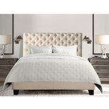 ZNTS Full Bed Beige T3117P264260