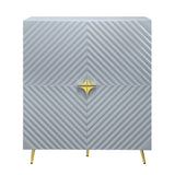 Gaines Gray High Gloss Finish Accent Cabinet B2726P256305