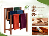 3Tier Freestanding Hardwood Ladder, Farmhouse Vertical Storage Rack, SpaceSaving Step 64628831