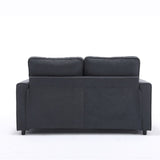 ZNTS {}3-in-1 Upholstered Futon Sofa Convertible Floor Sofa bed,Foldable Tufted Loveseat W2325P143935