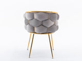 Luxury modern simple leisure velvet single sofa chair bedroom lazy person household dresser stool W1170109318