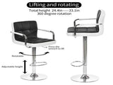 Bar Stools 360-degree Rotating bar Stool with armrest backrest, Freely Lifting BarstoolModern bar 49962601