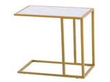Marble Simple C-Side Table White 44375930