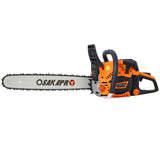 62CC Gas Powered Chainsaw, 2-Cycle Petrol Handheld Cordless Chain Saw, Gasoline Gas Chainsaws for W465P209768