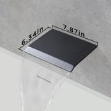 Male NPT Shower Faucet Set, Waterfall Shower System for Bathroom, High Pressure 10" Rain Shower Head T3177P277541