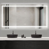 ZNTS 72 x 36 Inch Frameless Rectangular LED Bathroom Vanity Mirror with Touch Sensor, Anti-Fog, and 3 20S0301-72