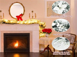 9ft Lifelike Christmas Garland Pre-Lit 50 Warm LEDs Timer 180 Tips Poinsettias Berries PVC/PE 93739249
