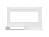 Beijing Floating Entertainment Center, One Superior Shelf, Two Shelves, Space For Tv, White B070P337163