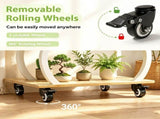 Tree Shaped Stand with Full Spectrum Grow Light, White Metal Frame 15081871