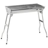 Portable Charcoal Grill, Stainless Steel Folding Outdoor BBQ Grill for Backyard Cooking, Camping, W2225142614