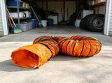 32ft 12-Inch PVC Flexible Duct Hose, Heavy-Duty Ventilation & Exhaust Ducting for Utility Blowers & 87802239