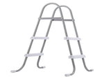 2 Steps 33in Pool Ladder Iron Grey Frame White Steps 08470483