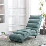 COOLMORE Linen Massage Chaise Lounge Indoor with Remote Control,Ergonomic Electric Massage Long W39539623