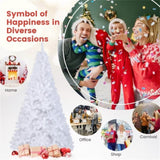 7 Feet White Christmas Tree 70314439
