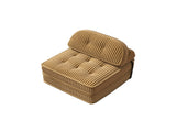 Convertible Corduroy Lounge Chair with Tufted Design, Full Foam Support, Fold-Out Sleeper & 43139691