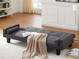 MEGA fabric sofa, medieval love seat sofa furniture, with pillows, living room button tufted sofa, W97543711