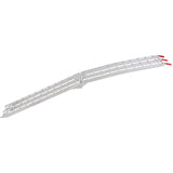 7.5FT Aluminum Loading Ramps, 1500 Lbs Capacity per pair, With safety straps, Motorcycle Ramp, ATV W465P144506