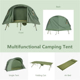 Single outdoor camping bed 13661498