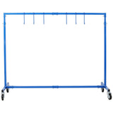 Adjustable Height Paint Hanger Drying Rack,Mobile Auto Body Shop Painting Stand with 6 Hanging W465P266869
