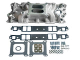 Intake Manifold Installation Kit Aluminum Dual Plane Fits for Chevy Small Block 262-400 1955-1986 98445136