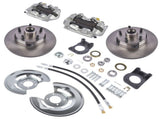 Power Complete Front Disc Brake Conversion Kit V-8 4 Piston Replacement for 1964 1965 1966 1967 Ford 34090938