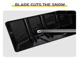 6.1 m 5-Section Extendable Roof Snow Rake Aluminum Pole, PC Black Shovel Head with Diagonal Brace 54562583