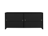 6 Drawer Double Dresser for Bedroom, Wide Storage Cabinet for Living Room Home Entryway, Black 37321559