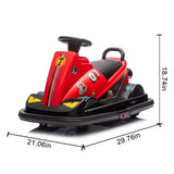 12V Kids Ride On Motor Bumper Car,integrating system,Rotate 360 degrees in place,Collision triggers W1396P178740