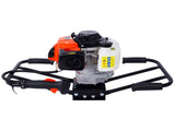 2.7HP Post Hole Digger 63cc two person handle Gas-Powered 2-Stroke Auger Digging Drill Shaft Size W465109919