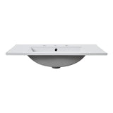 36'' Bathroom Vanity with Ceramic Sink Combo, Solid Wood Frame Bathroom Storage Cabinet, N710P195628B
