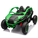 ZNTS 24V Two-seater Kids Ride On UTV w/Parents Control,20in seat width,400W Super high power,Four-wheel W1578P198435