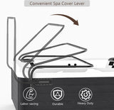 Hot Tub Cover Lift, Universal Spa Cover Lifts Side Mounted Cover Lifter with Adjustable Height W1859P170127
