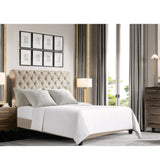 ZNTS Full Bed Beige T3117P264260