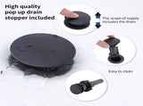 2-Handle 8 inch Widespread Bathroom Sink Faucet Oil-Rubbed Bronze Lavatory Faucet 3 Hole 360&deg 17915077