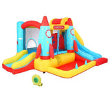 ZNTS 420D 840D Oxford cloth jump surface rocket with fan inflatable castle n001 85759430