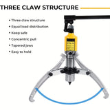 ZNTS 10 Ton Hydraulic Gear Puller, Adjustable 2 or 3 Jaws Bearing Hub Separator, for Pulling Hubs, Gears, 73372971